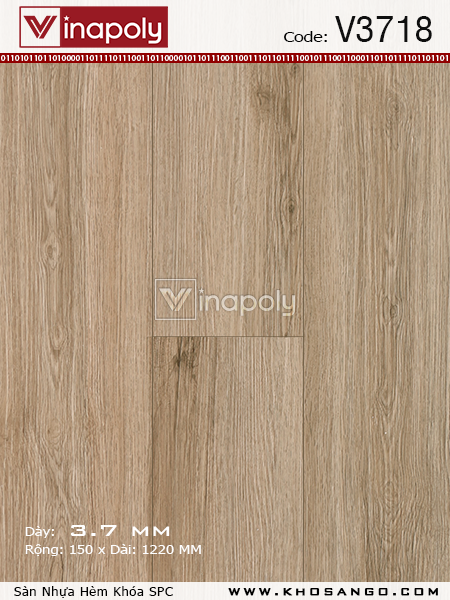 Sàn nhựa Vinapoly SPC V3718
