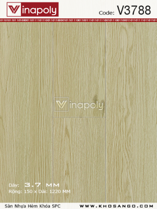 Sàn nhựa Vinapoly SPC V3788 Sàn nhựa Vinapoly SPC V3788