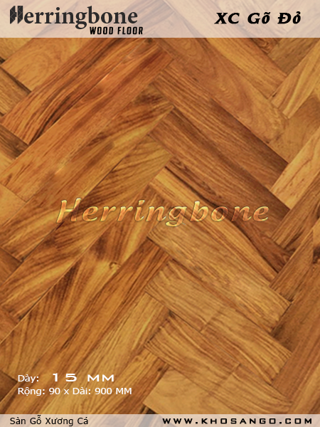 Sàn gỗ Gõ Đỏ Xương Cá Sàn gỗ Gõ Đỏ Xương Cá