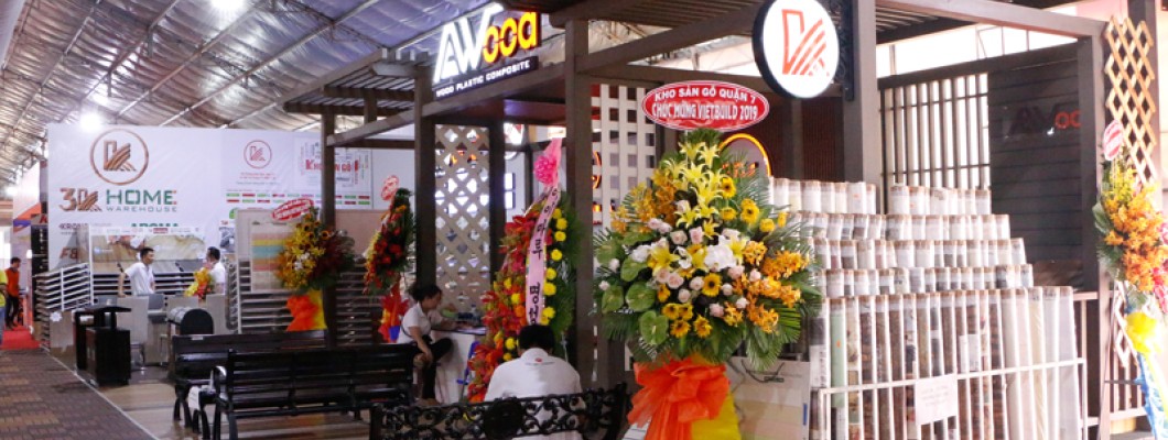 Thương hiệu Kho sàn gỗ tại lễ khai mạc hội chợ triển lãm VietBuild 2019 Thương hiệu Kho sàn gỗ tại lễ khai mạc hội chợ triển lãm VietBuild 2019