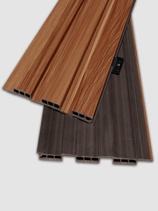 Tấm ốp trần và ốp tường 3K WPC 195x14 - Walnut