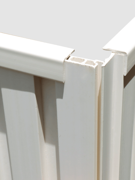 Tấm ốp trần và ốp tường 3K WPC 195x14 - White