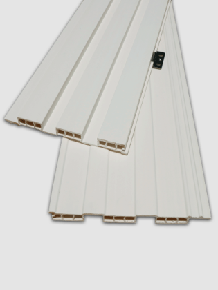 Tấm ốp trần và ốp tường 3K WPC 195x14 - White