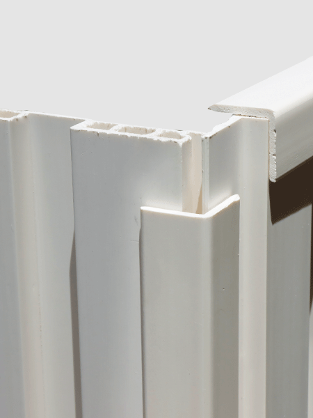 Tấm ốp trần và ốp tường 3K WPC 195x14 - White