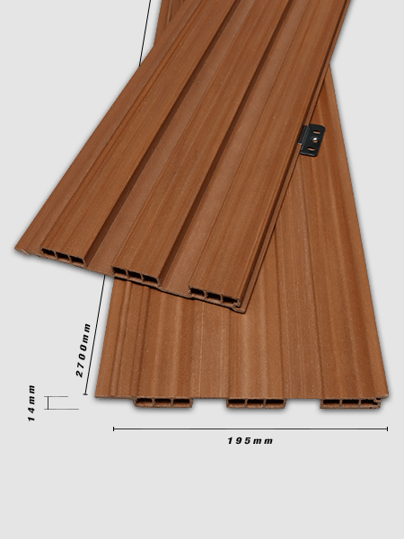 Tấm ốp trần và ốp tường 3K WPC 195x14 - Wood Tấm ốp trần và ốp tường 3K WPC 195x14 - Wood