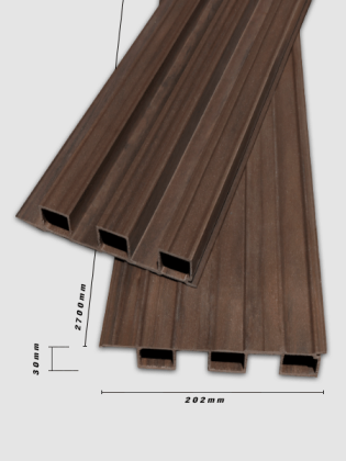 Tấm ốp trần và ốp tường 3K WPC 202x30 - Cafe Tấm ốp trần và ốp tường 3K WPC 202x30 - Cafe