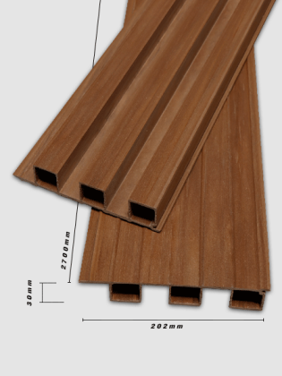Tấm ốp trần và ốp tường 3K WPC 202x30 - Wood Tấm ốp trần và ốp tường 3K WPC 202x30 - Wood
