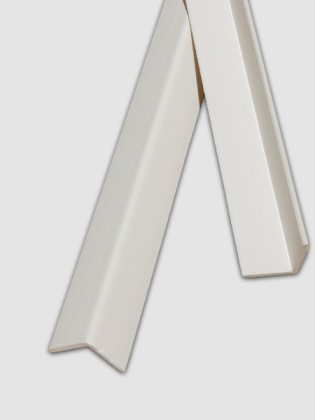 Nẹp V ốp trần và ốp tường  3K WPC V25x25-White