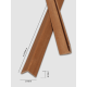 Nẹp V ốp trần và ốp tường 3K WPC V25x25-Wood Nẹp V ốp trần và ốp tường 3K WPC V25x25-Wood