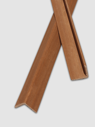 Nẹp V ốp trần và ốp tường 3K WPC V25x25-Wood