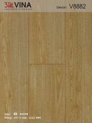 Sàn gỗ Công nghiệp 3K VINA V8882 Sàn gỗ Công nghiệp 3K VINA V8882