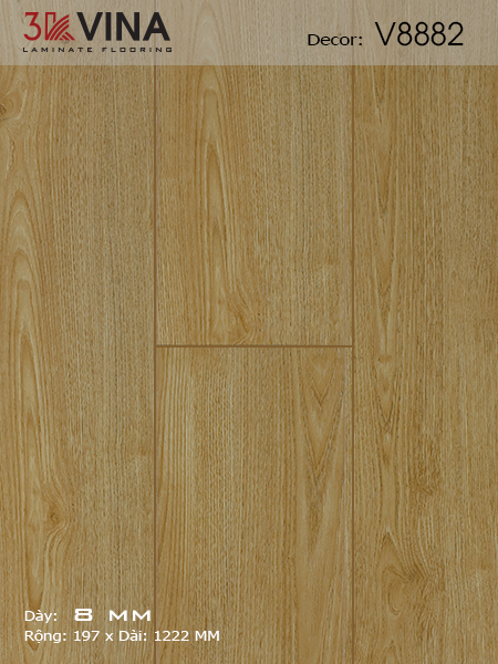 Sàn gỗ Công nghiệp 3K VINA V8882 Sàn gỗ Công nghiệp 3K VINA V8882