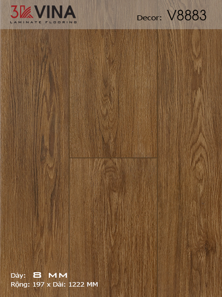 Sàn gỗ Công nghiệp 3K VINA V8883 Sàn gỗ Công nghiệp 3K VINA V8883
