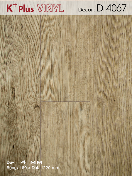 Sàn nhựa K+ D4067 Sàn nhựa K+ D4067