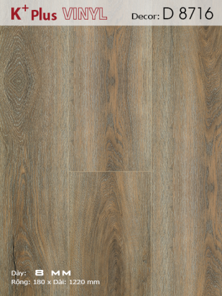 Sàn Nhựa K+ D8716 Sàn Nhựa K+ D8716