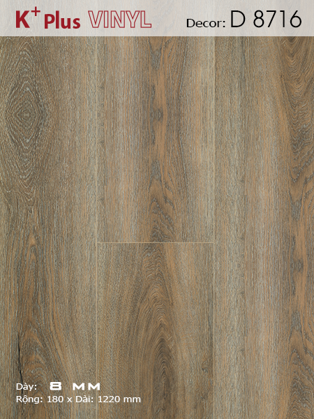 Sàn Nhựa K+ D8716 Sàn Nhựa K+ D8716