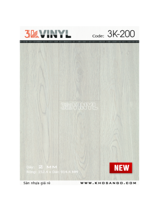 Sàn nhựa 3K Vinyl K200 Sàn nhựa 3K Vinyl K200