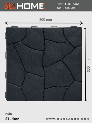 Vỉ Nhựa Lót Sàn ST-Đen Vỉ Nhựa Lót Sàn ST-Đen