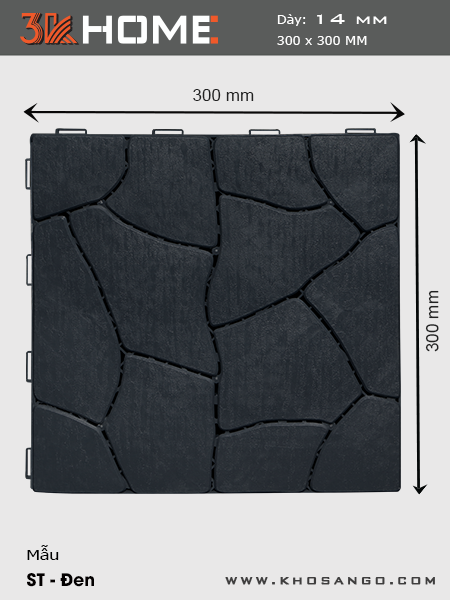 Vỉ Nhựa Lót Sàn ST-Đen Vỉ Nhựa Lót Sàn ST-Đen