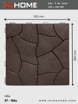 Vỉ Nhựa Lót Sàn ST-Nâu Vỉ Nhựa Lót Sàn ST-Nâu