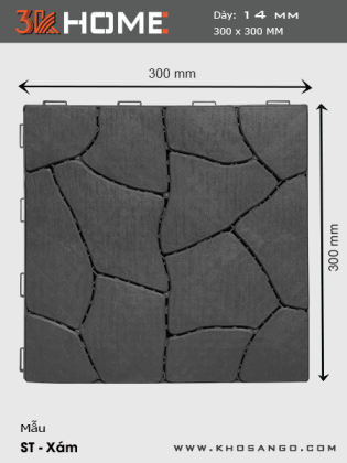 Vỉ Nhựa Lót Sàn ST-Xám Vỉ Nhựa Lót Sàn ST-Xám