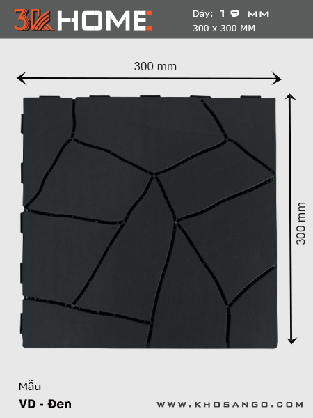Vỉ Nhựa Lót Sàn VD - Đen Vỉ Nhựa Lót Sàn VD - Đen