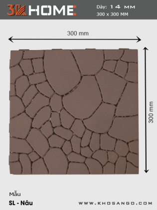 Vỉ Nhựa Lót Sàn SL-Nâu Vỉ Nhựa Lót Sàn SL-Nâu
