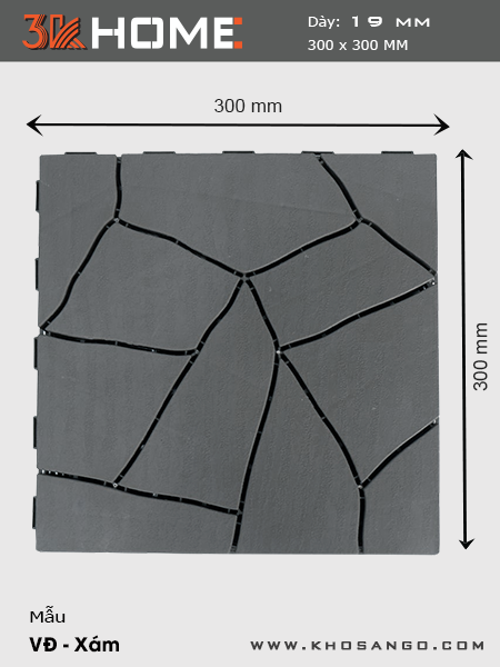 Vỉ Nhựa Lót Sàn VD - Xám Vỉ Nhựa Lót Sàn VD - Xám