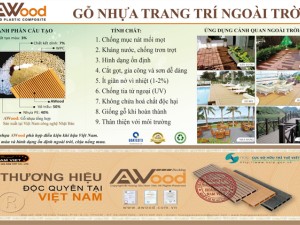 Xu hướng chọn vật liệu xanh gỗ nhựa AWood 