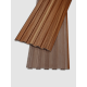 Tấm ốp trần và ốp tường 3K WPC W155x7 - Walnut Tấm ốp trần và ốp tường 3K WPC W155x7 - Walnut