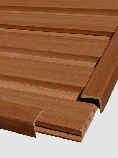 Nẹp V ốp trần và ốp tường 3K WPC V25x25-Wood Nẹp V ốp trần và ốp tường 3K WPC V25x25-Wood