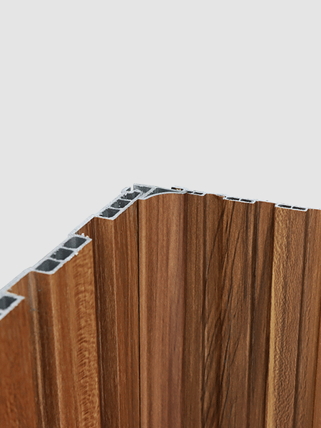 Chỉ nẹp nhựa ốp trần và ốp tường 3K WPC LV33x30 - Walnut