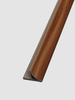 Chỉ nẹp nhựa ốp trần và ốp tường 3K WPC LV33x30 - Walnut