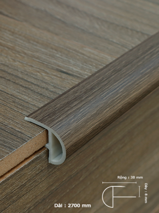 Nẹp nhựa cầu thang CKT018 Nẹp nhựa cầu thang CKT018