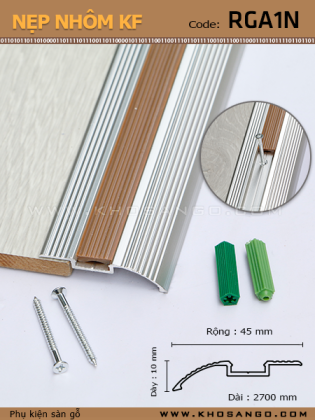 Nẹp nhôm KF RGA1N Nẹp nhôm KF RGA1N
