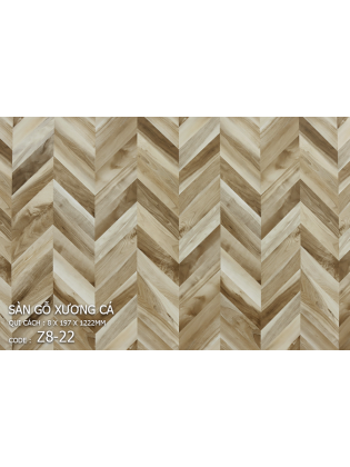 Sàn gỗ Xương Cá 3K ART Z8-22