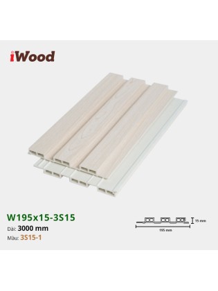 3K WPC W195x15-3S15-1 3K WPC W195x15-3S15-1