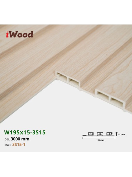 3K WPC W195x15-3S15-1 3K WPC W195x15-3S15-1