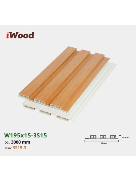 3K WPC W195x15-3S15-3 3K WPC W195x15-3S15-3