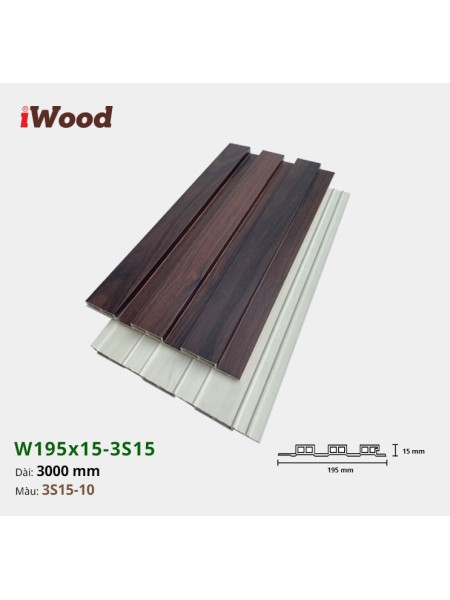 3K WPC W195x15-3S15-10 3K WPC W195x15-3S15-10