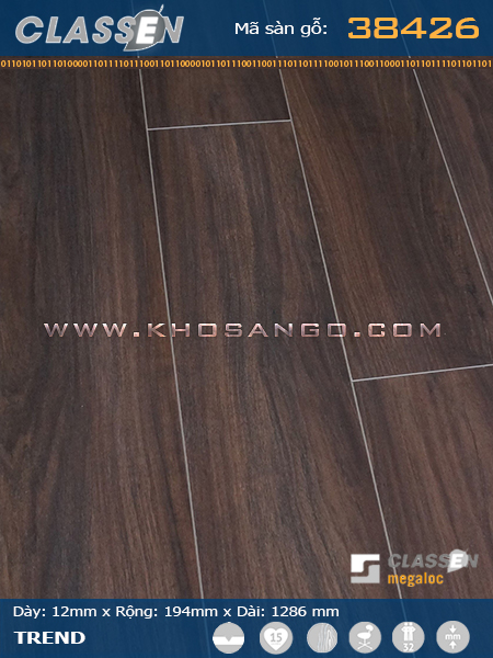 Sàn gỗ Classen 38426 Sàn gỗ Classen 38426