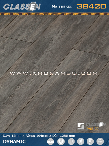 Sàn gỗ Classen 38420 Sàn gỗ Classen 38420
