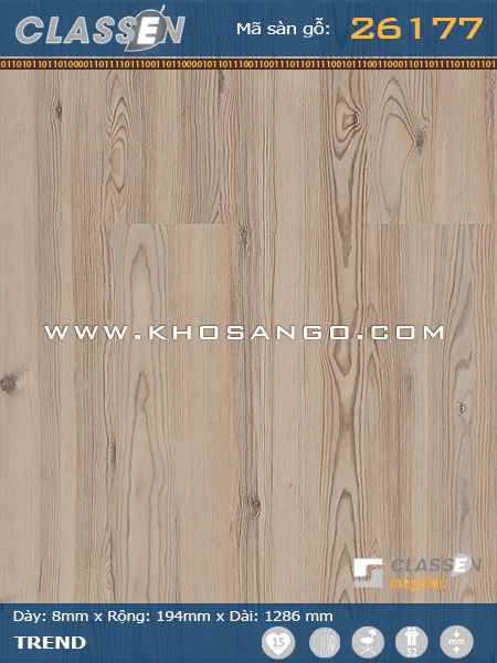Sàn gỗ Classen 26177 Sàn gỗ Classen 26177