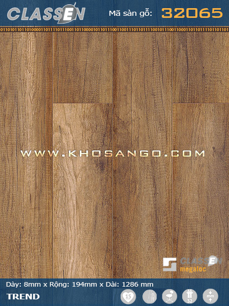 Sàn gỗ Classen 32065 Sàn gỗ Classen 32065