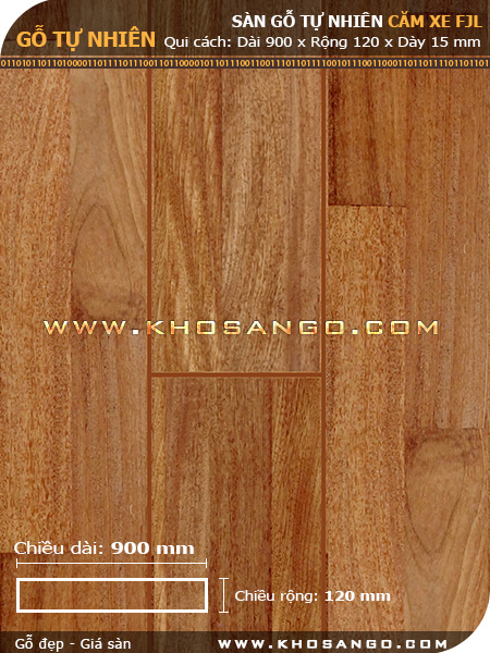Sàn gỗ căm xe FJL Sàn gỗ căm xe FJL