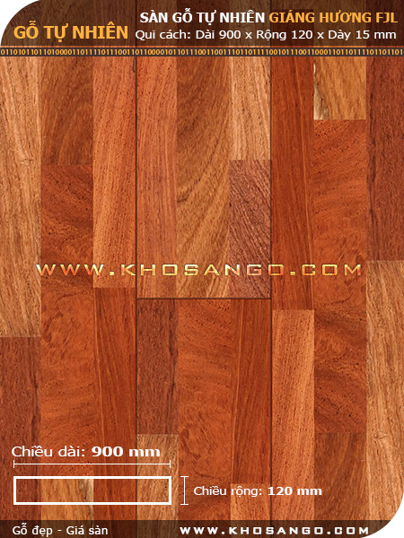 Sàn gỗ Giáng Hương FJL 120x900 Sàn gỗ Giáng Hương FJL 120x900