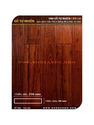 Sàn gỗ cẩm lai 750mm Sàn gỗ cẩm lai 750mm