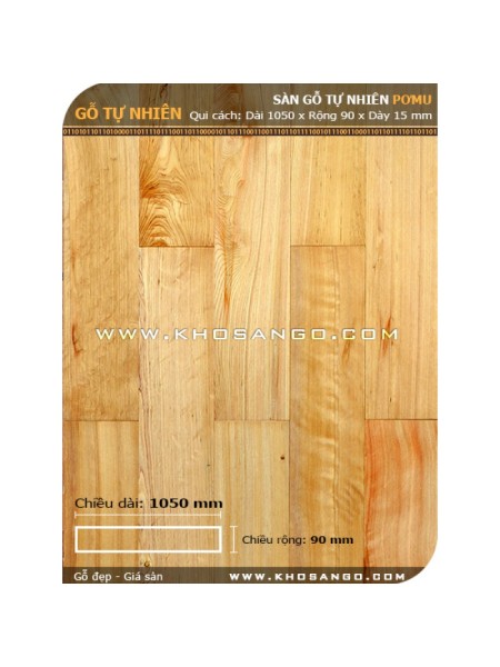 Sàn gỗ Pơmu 1050mm Sàn gỗ Pơmu 1050mm