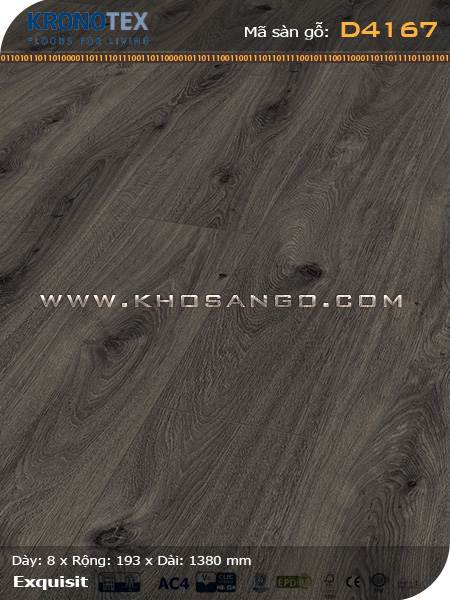 Sàn gỗ Kronotex D4167 Sàn gỗ Kronotex D4167