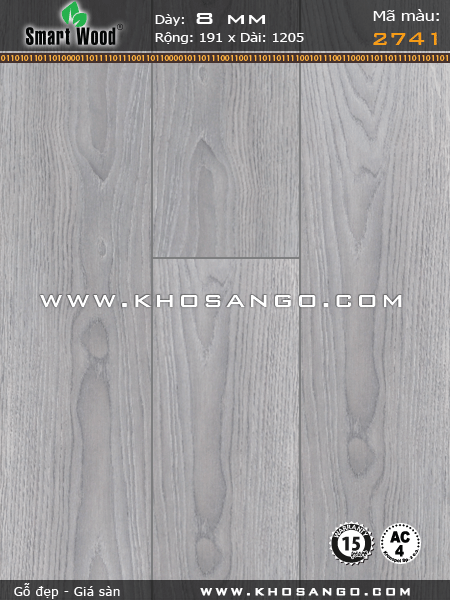 Sàn gỗ Smartwood 2741 Sàn gỗ Smartwood 2741